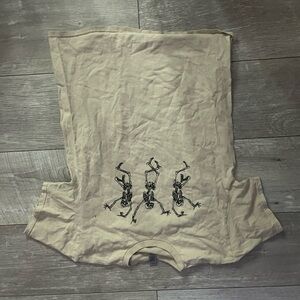 Men's Tan Graphic Shorts